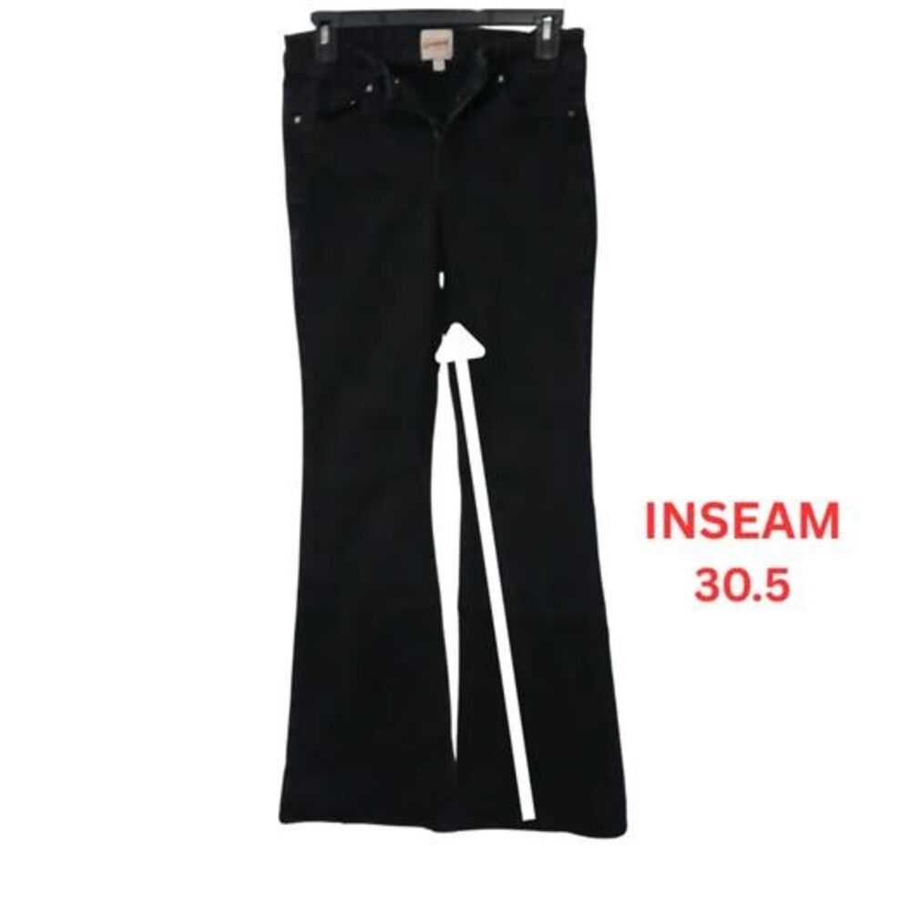 LADIES'BLACK FLARE BOOT-CUT JEANS by GABBIANO